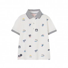 BOBOLI μπλούζα polo παιδική αγόρι 503031-1111 λευκό